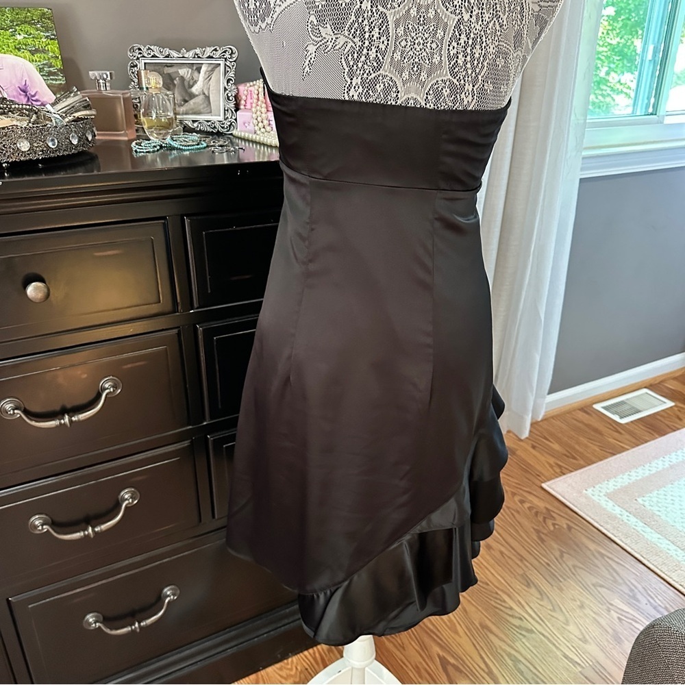 The Limited Event Black Strapless Ruffle Cocktail Dress Women’s 2 – Formal LBD - Picture 6 of 16